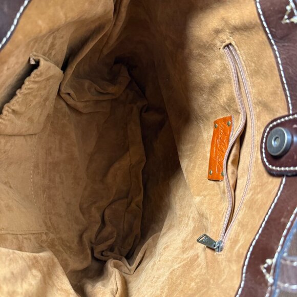 Patricia Nash Purse Floral/Leaves Multicolor with Dark Brown Accents - Picture 3 of 14